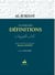 Livre des definitions (le)
