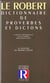 Le dictionnaire des proverbes et dictons - 20e edition
