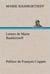 Lettres de marie bashkirtseff preface de francois coppee