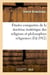 Etudes comparees de la doctrine esoterique des religions et philosophies religieuses