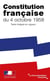 Constitution francaise du 4 octobre 1958
