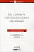 Les concepts émergents en droit des affaires