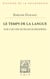 Le temps de la langue : sur l'oeuvre de Franz Rosenzweig