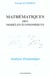 MATHEMATIQUES DES MODELES ECONOMIQUES