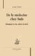 De la médecine chez sade - disséquer la vie, narrer la mort