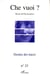 Revue che vuoi n.23 : destins des traces