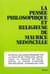 Pensee Philosophique Maurice Nedoncelle