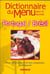 Dictionnaire du menu pour le touriste - portugal bresil