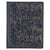 NAVY BLUE FLORAL FAUX LEATHER HARDCOVER LARGE PRINT KJV NOTE-TAKING - BIBLE