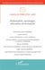 Cahiers de l'IREA Tome 49 : Philosophie, sociologie, éducation et économie (édition 2023)