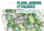 Plans, jardins et façades : colorisation au marqueur