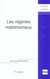 Regimes matrimoniaux 4eme code renvoi s346514 (4e edition)