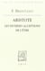 Aristote : les diverses acceptions de l'être