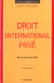 DROIT INTERNATIONAL PRIVE