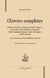 Oeuvres complètes (2e édition)