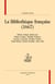 La bibliothèque française (1667)