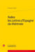 Relire les Lettres d'Espagne de Mérimée
