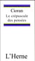 Le crépuscule des pensées