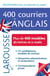 400 courriers en anglais