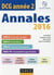 DCG 2 : ANNALES 2016