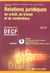 Relations juridiques de credit, de travail, de contentieux - decf, epreuve n°2 (édition 2003/2004)