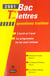 Lettres - terminales L, ES - bac 2001