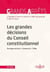 Les grandes décisions du Conseil constitutionnel. 20e éd.