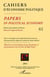 Cahiers d'économie politique n°.61 - paper in political economy