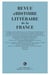 Revue d'histoire littéraire de la France n.1 : 2019, 119e année - varia