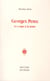 Georges Pérec - le corps à la lettre
