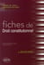 Fiches de droit constitutionnel - rappels de cours et exercices corrigés