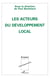 Les acteurs du développement local