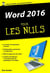 Word 2016 : Poche Pour Les Nuls