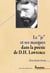 Je et ses masques dans la poésie de D.H. Lawrence