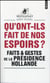 Qu'ont-ils fait de nos espoirs ? faits & gestes de la présidence Hollande