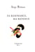 Ta resonance, ma retenue - serge ritman