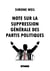 Note sur la suppression générale des partis politiques