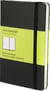 Carnet blanc - format de poche - couverture rigide noire
