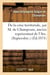 De la crise territoriale, par m. de champvans, ancien representant de l'ain. (septembre.)