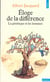 Eloge de la différence