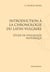 Introduction à la chronologie du latin vulgaire