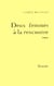 Deux femmes à la rencontre