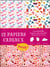 12 papiers cadeaux happy !