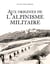 La naissance de l'alpinisme militaire