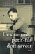 Ce que mon petit-fils doit savoir - comment un garçon juif s'est caché en Belgique, 1939-1945