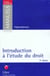 Introduction a l'etude du droit