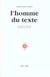 L homme du texte