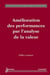 AMELIORATION DES PERFORMANCES PAR L'ANALYSE DE LA VALEUR.