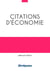 Citations d'économie