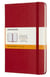 Carnet ligné médium rigide rouge scarlet